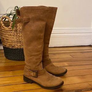 Steve Madden Ladyhawk Leather Riding Boots